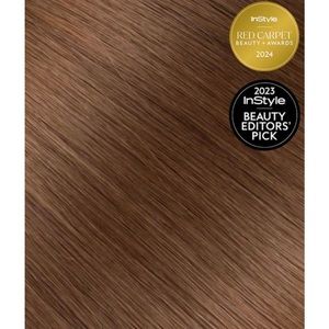 BELLAMI SILK SEAM 140G 18" ALMOND BROWN (7) CLIP IN HAIR EXTENSIONS